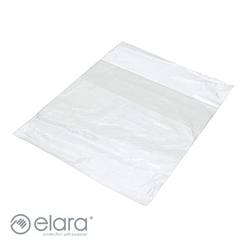 Elara PB-SWLD771 - Food Storage Bag - Poly HDPE - Sandwich Bag - Flip Top - Clear - 7x7x1.5 (1000)