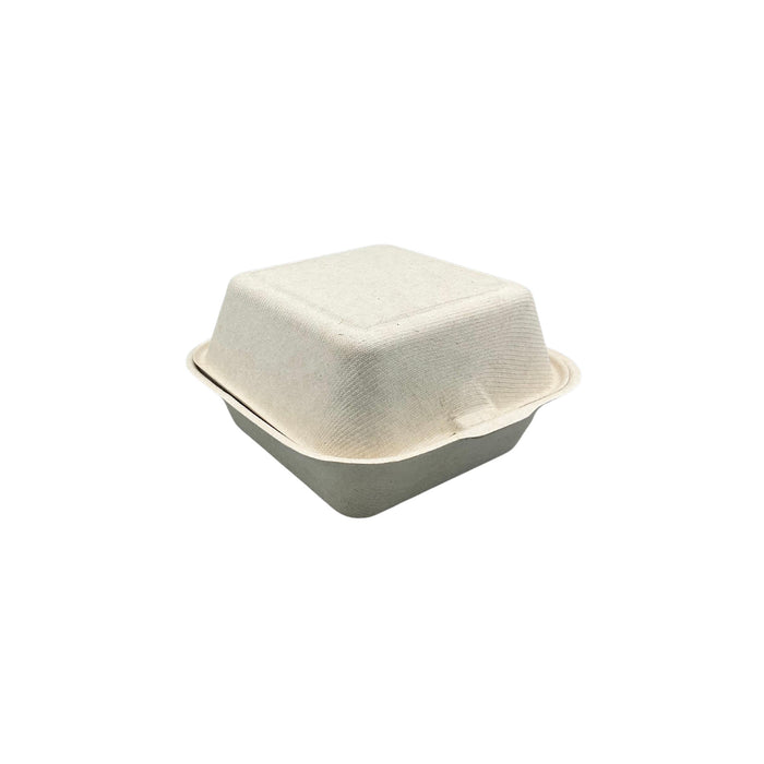 Fortuna 18933 - Clamshell Container - Biodegradable - Sandwich - 6x6x3 (500)
