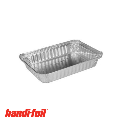 Handi-foil 2061-30-500 - Disposable Pan - Aluminum - Oblong - 1.5 lb - Shallow (500)