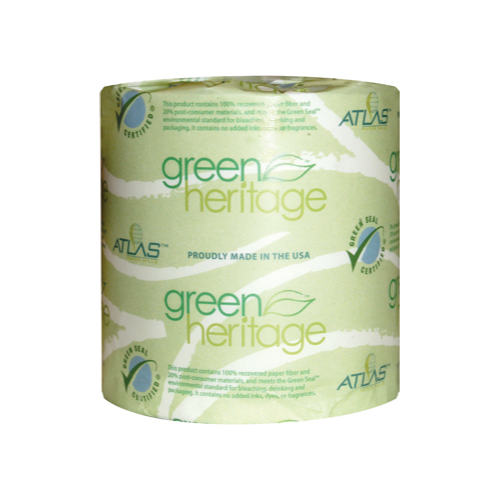 Resolute 275 - Toilet Paper Tissue - Green Heritage - 2 Ply - 500 Sheet Roll - 4.5x3.1 Sheet (96)