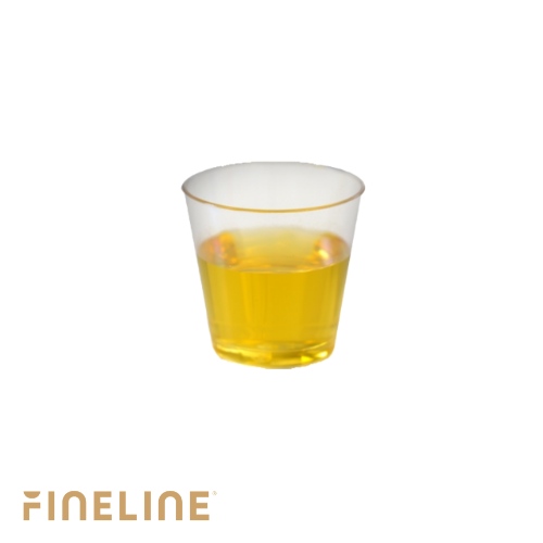 Fineline 4015-CL - Disposable Tumbler Cup - Plastic - 1.5 oz (500)
