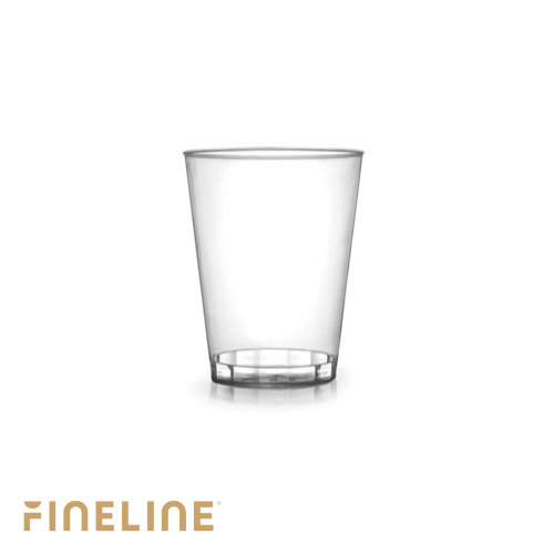 Fineline 402-CL - Disposable Tumbler Cup - Plastic - 2 oz (500)