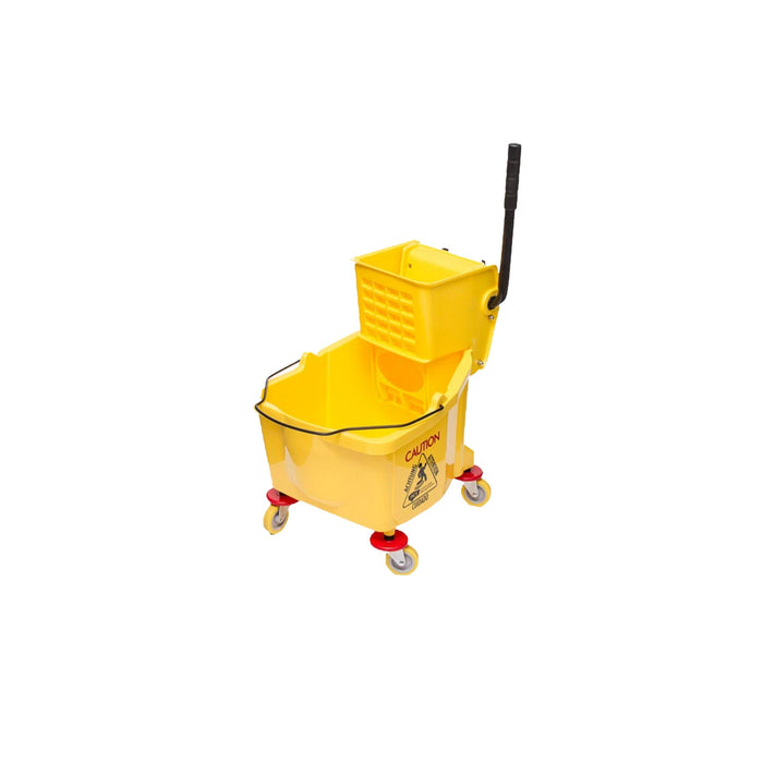 ACS M8000-Y - Mop Bucket With Wringer - Yellow - 26 qt (1)