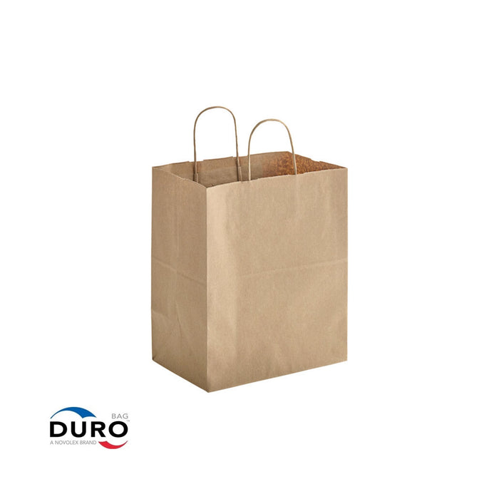 Duro 87490 - Shopping Bag - Kraft - 10x6.75x12 - #60 Bistro (250)