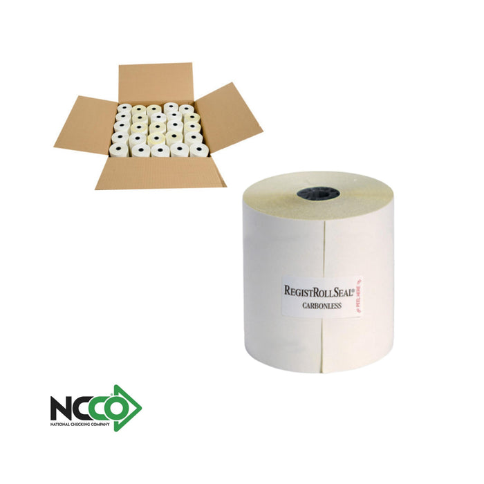 NCCO 2300-90 - Register Paper Roll - 2 Ply - 3 in x 90 ft (50)