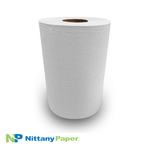 Nittany NP-12350EW - Roll Towel - White - 8 in x 350 ft Roll (6)