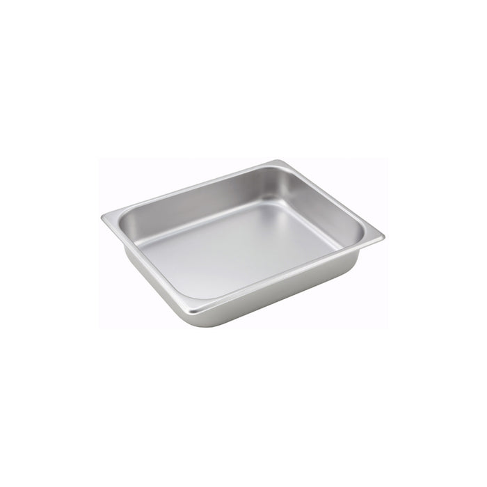 Thunder STPA6122 - Steam Table Pan - Stainless Steel - 1/2 Size - 2.5 in - 22 Gauge - Anti-Jam (1)