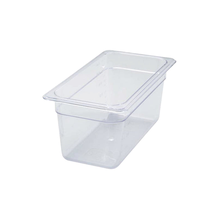 Winco SP7306 - Steam Table Pan - Polycarbonate - Clear - 1/3 Size - 6 in (1)