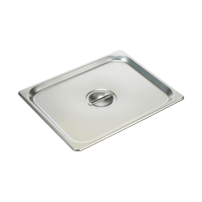 Winco SPSCH - Steam Pan Lid - Stainless Steel - 1/2 Size - Solid (1)